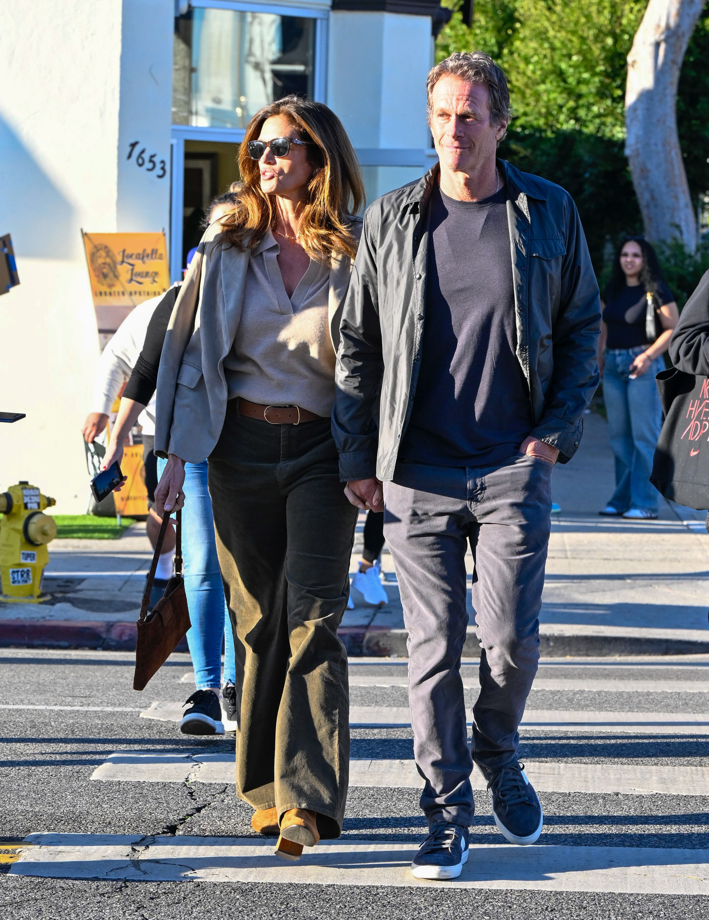 Cindy Crawford and Rande Gerber were seen out and about on March 9, 2025, in Los Angeles, California. | Source: Getty Images