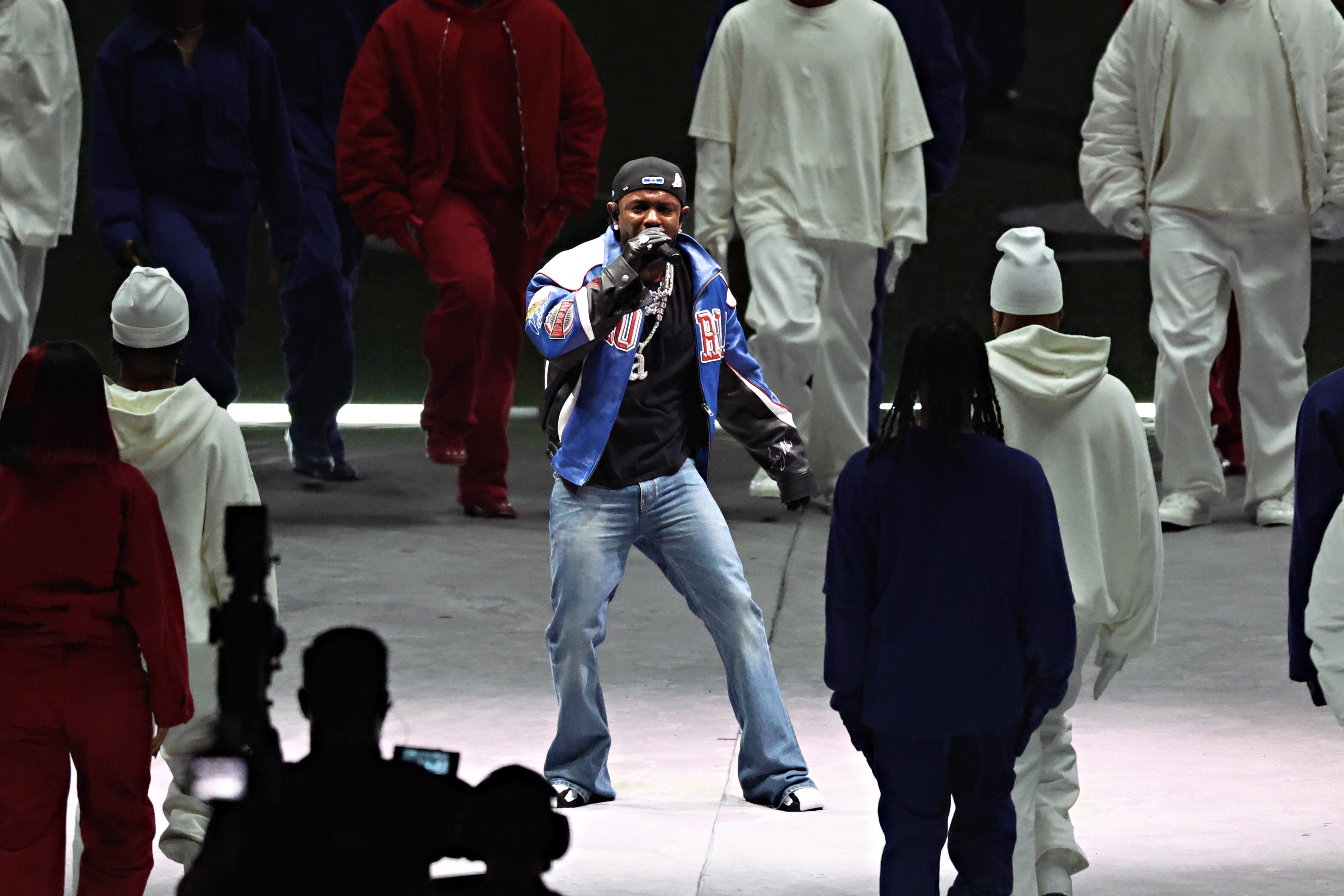 Kendrick Lamar performs onstage during Apple Music Super Bowl LIX Halftime Show at Caesars Superdome on February 9, 2025, in New Orleans, Louisiana | Source: Getty Images