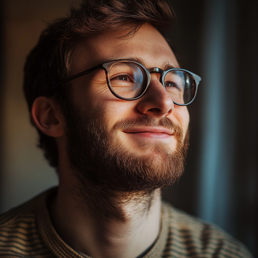 A man smiling | Source: Midjourney