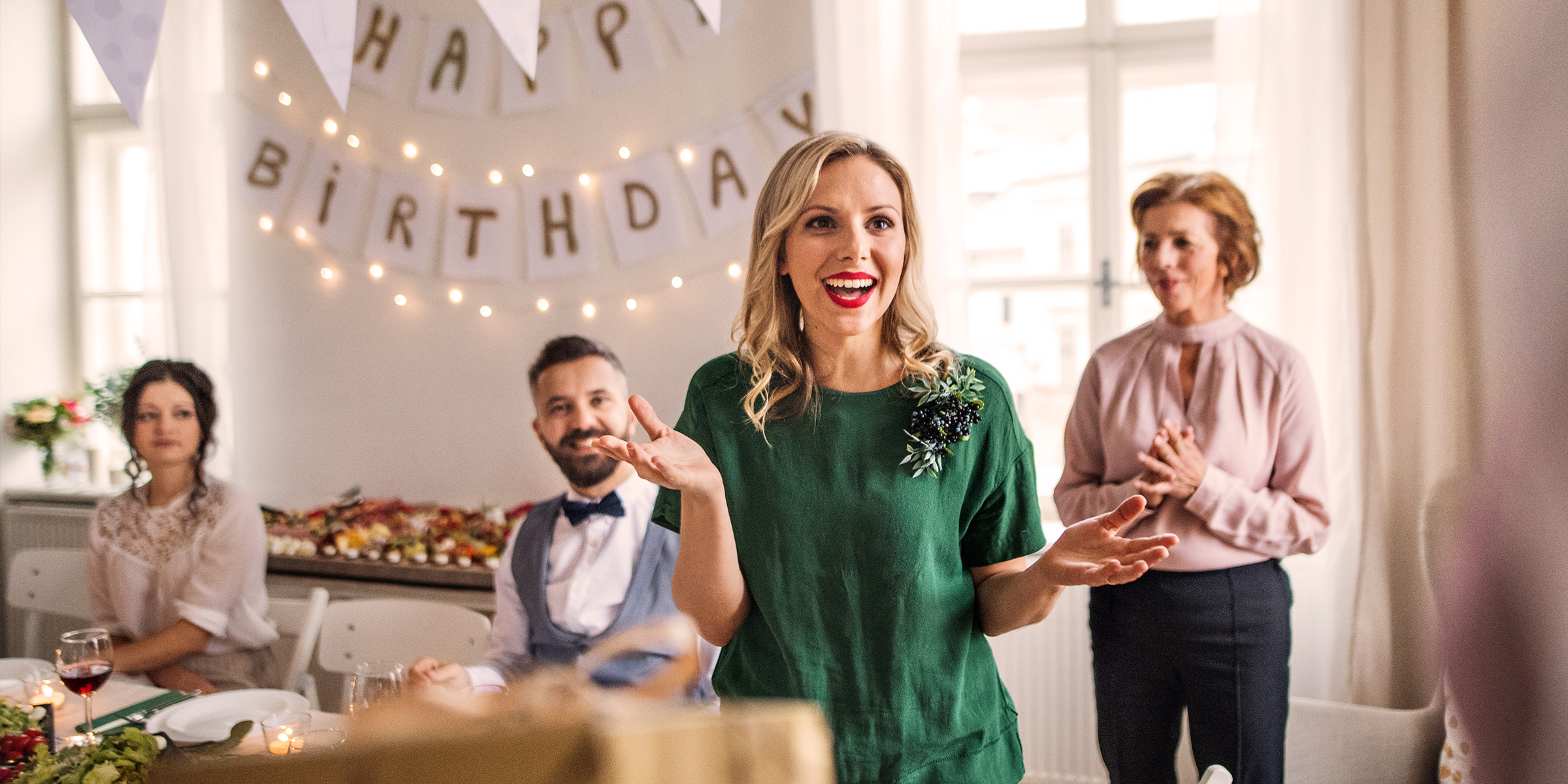 People at a birthday party | Source: Shutterstock