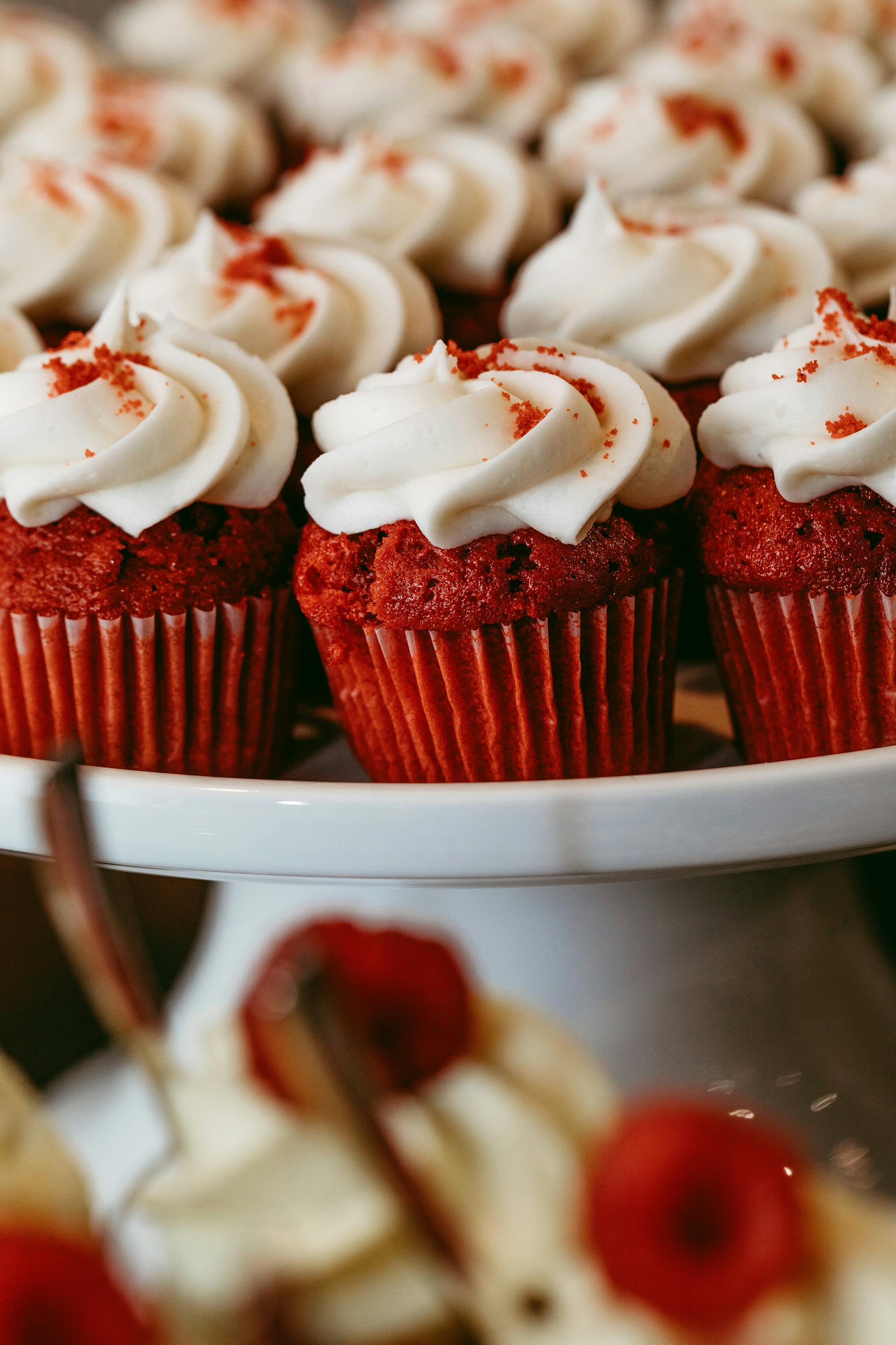 A closeup shot of red velvet cupcakes | Source: Pexels