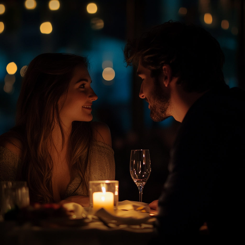 Couple on a dinner date | Source: Getty Images