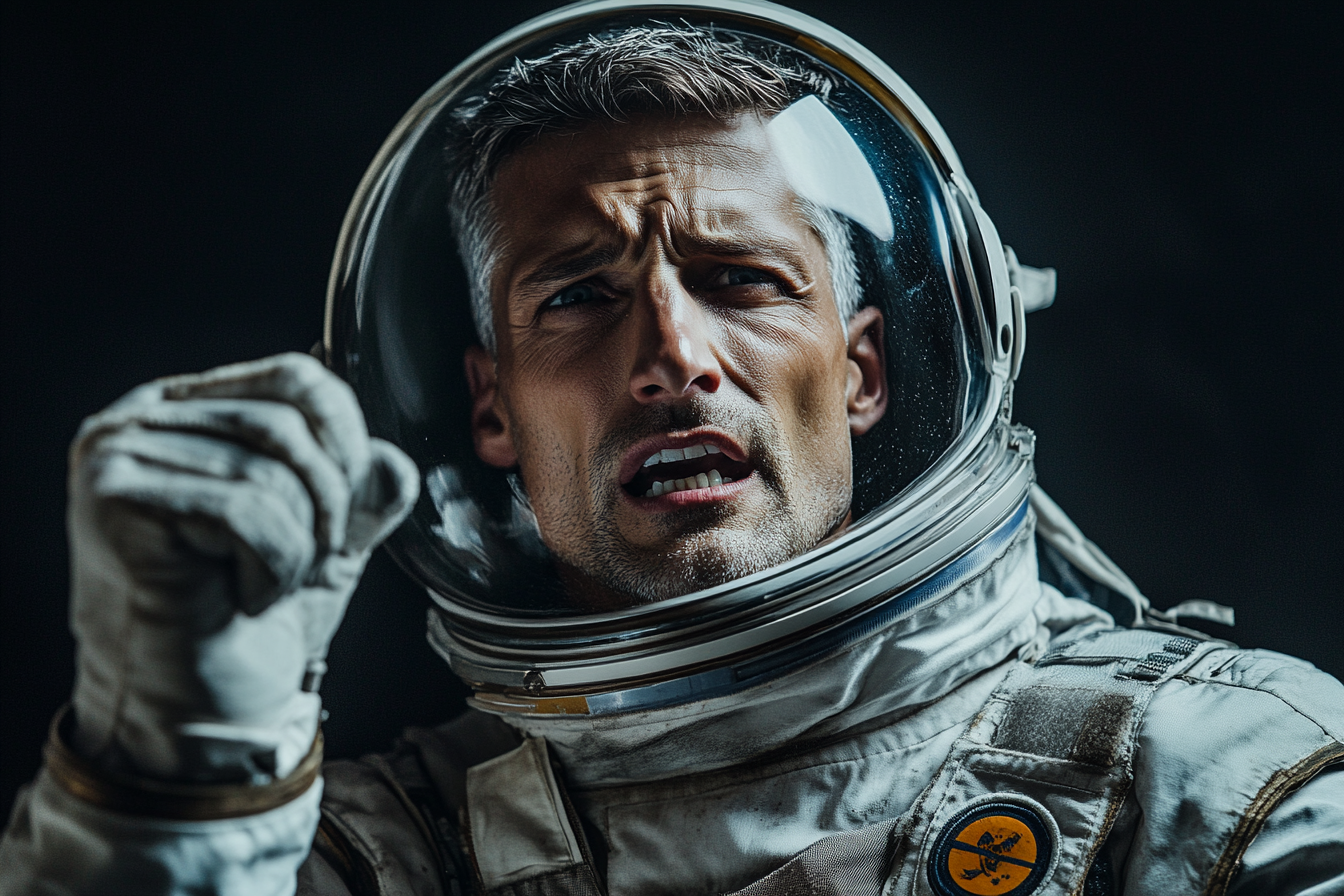 Un homme en combinaison d'astronaute | Source : Midjourney