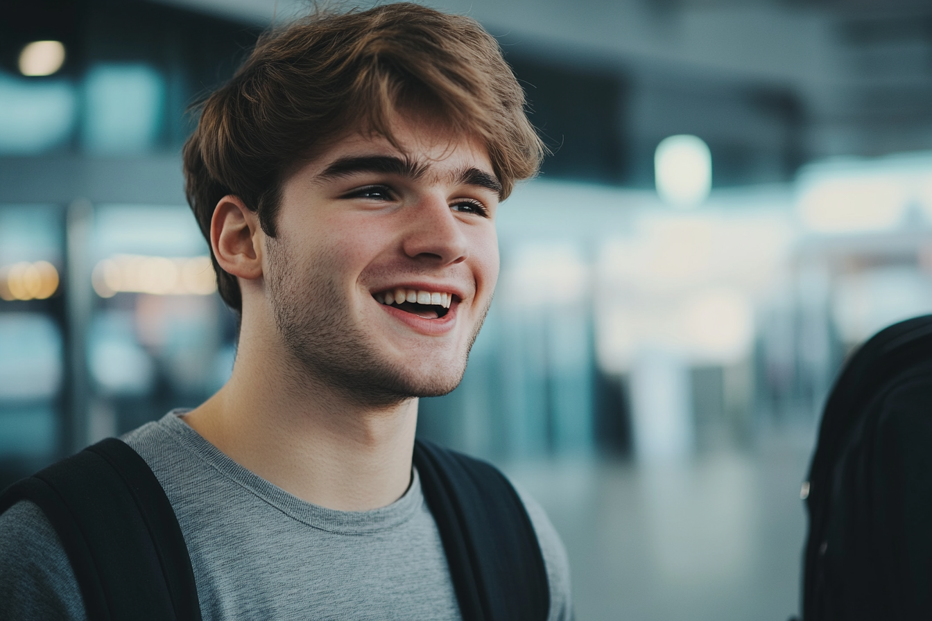 A man laughing | Source: Midjourney