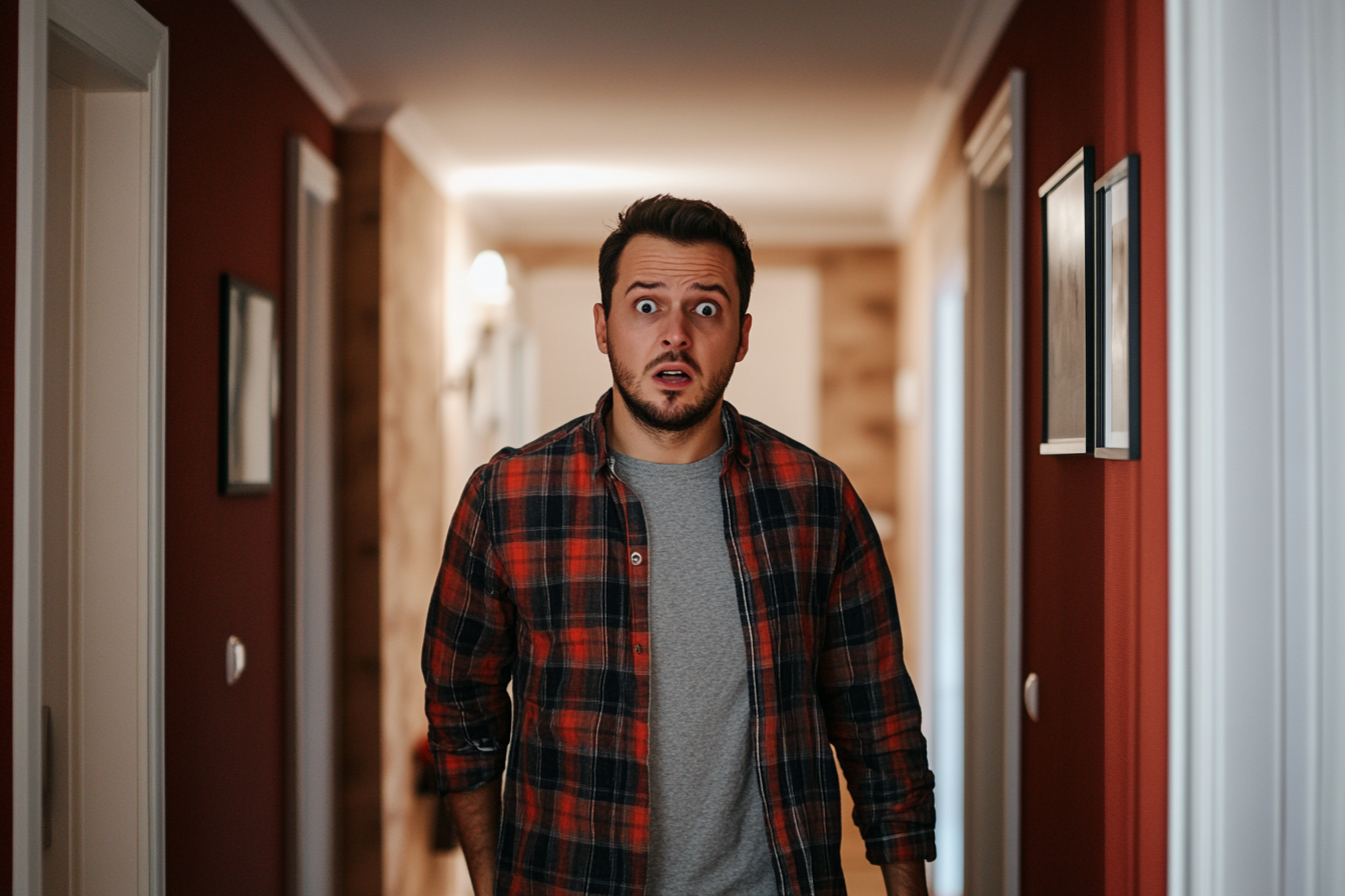 Un homme regarde quelqu'un avec stupeur | Source : Midjourney