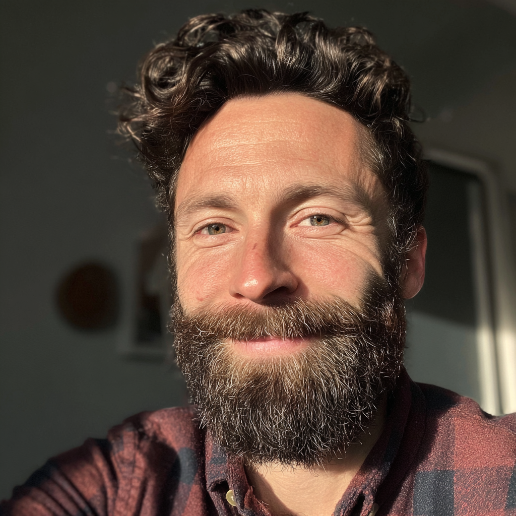 A close up of a smiling man | Source: Midjourney