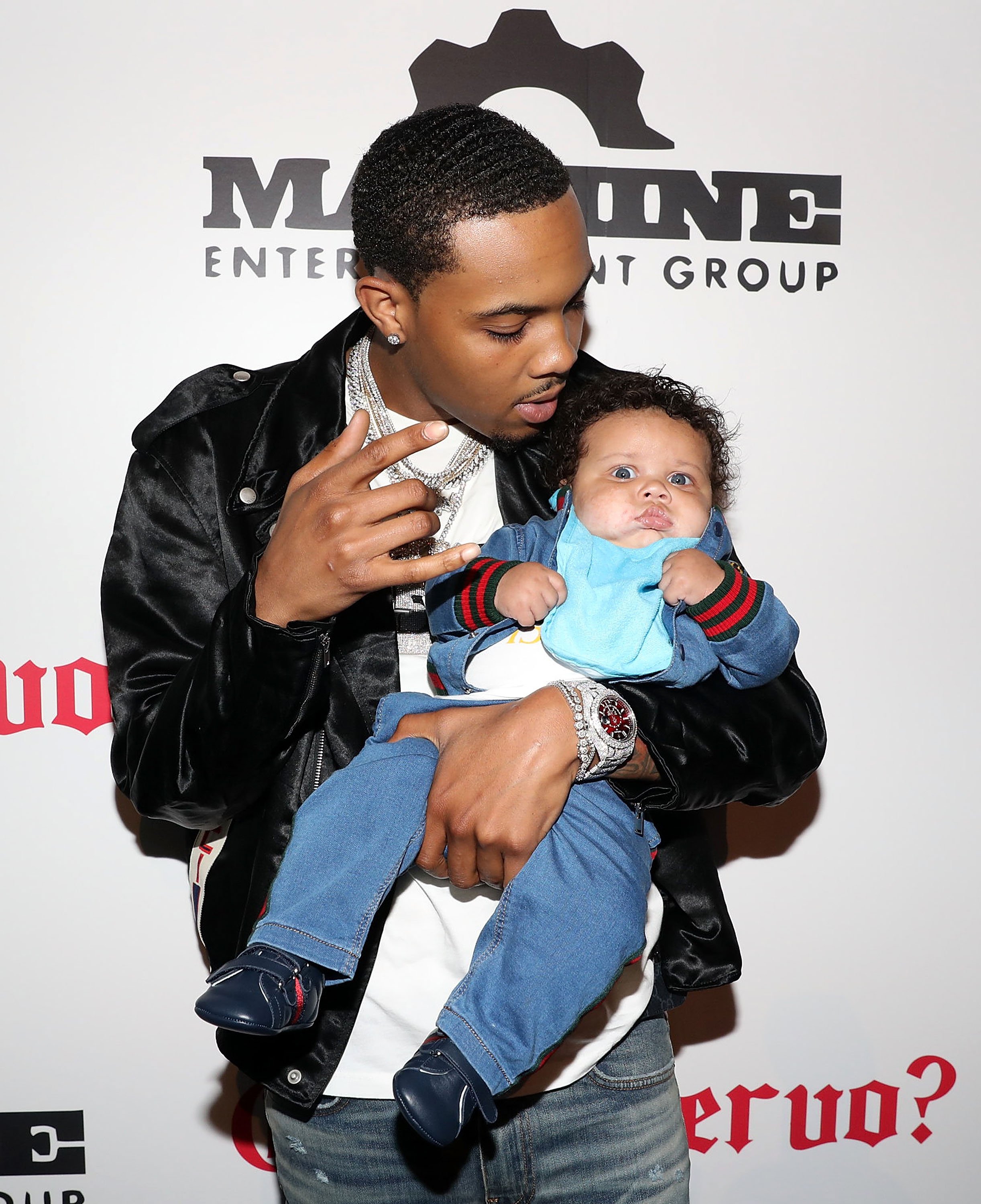 G Herbo and Yosohn Santana Wright attend G Herbo & Southside "Swervo" Album Release Celebration on July 26, 2018, in New York City. | Source: Getty Images