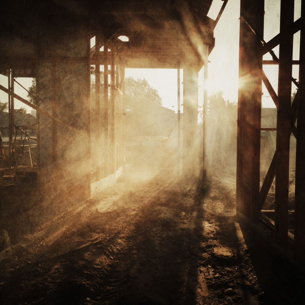 A dusty construction site | Source: Midjourney