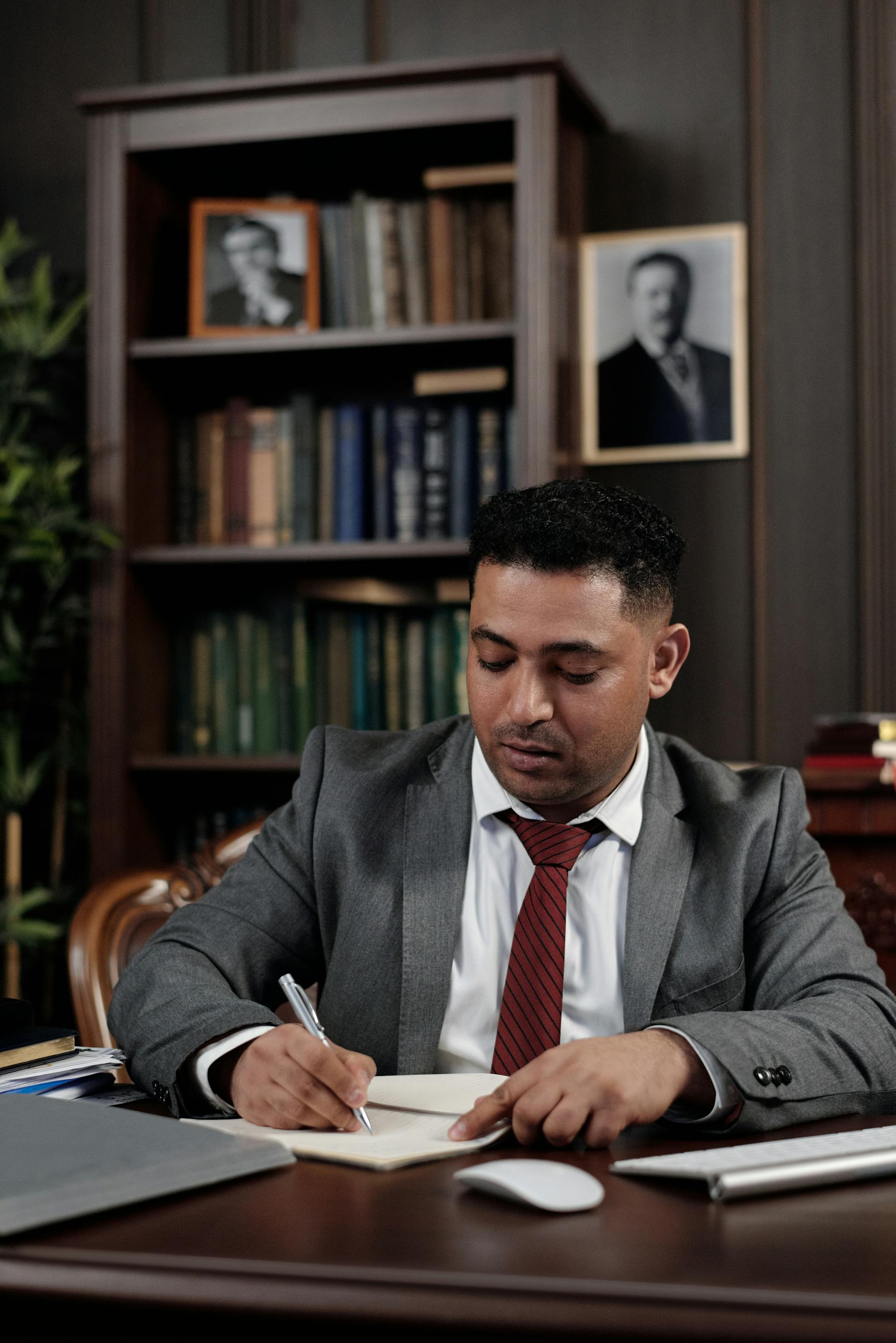 A lawyer in his office | Source: Pexels