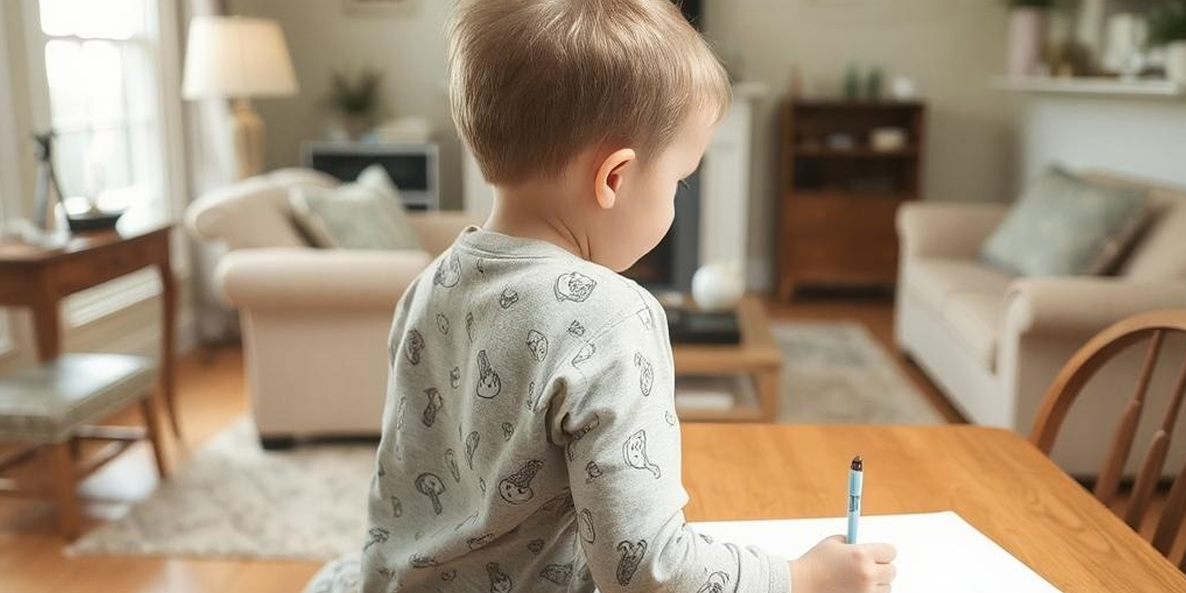 A boy drawing a picture | Source: Amomama