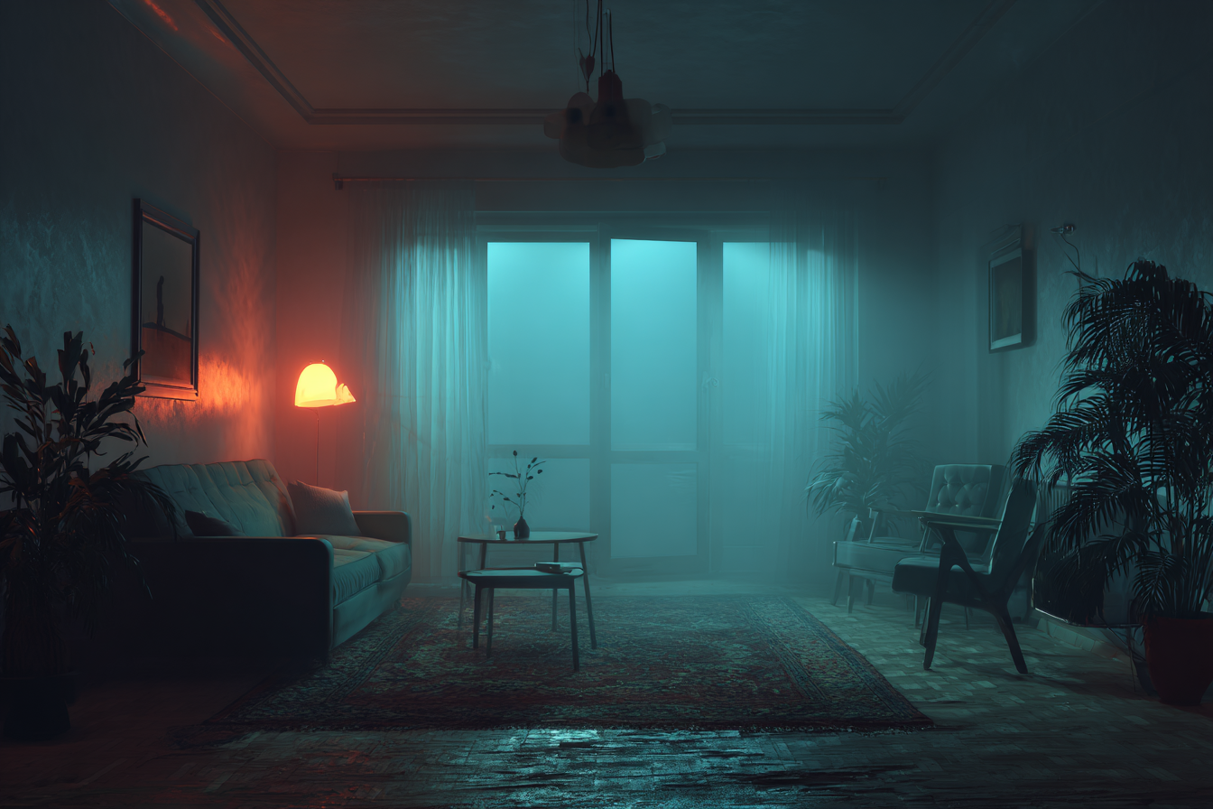 A living room | Source: Midjourney