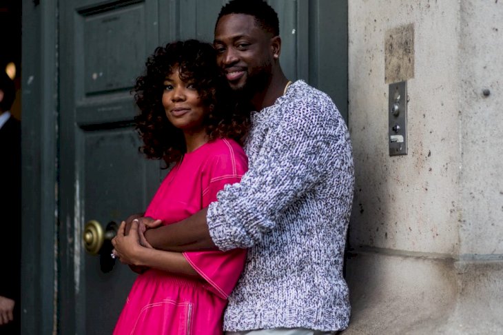 Gabrielle Union and Dwyane Wade during Paris Fashion Week Menswear Spring/Summer 2018 Day Four on June 24, 2017 in Paris, France. | Photo by Christian Vierig/Getty Images