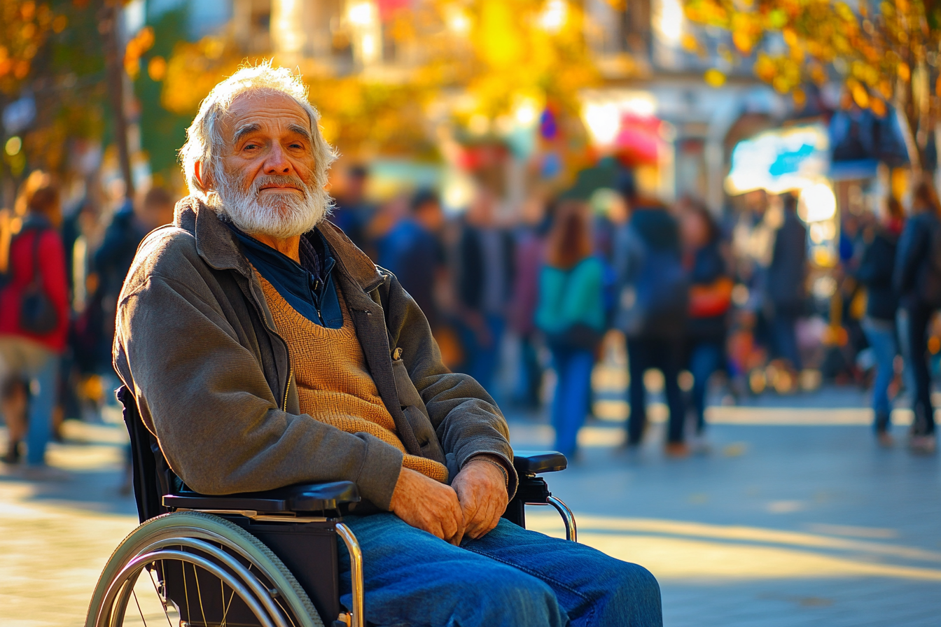 A homeless man with a sympathetic look | Source: Midjourney