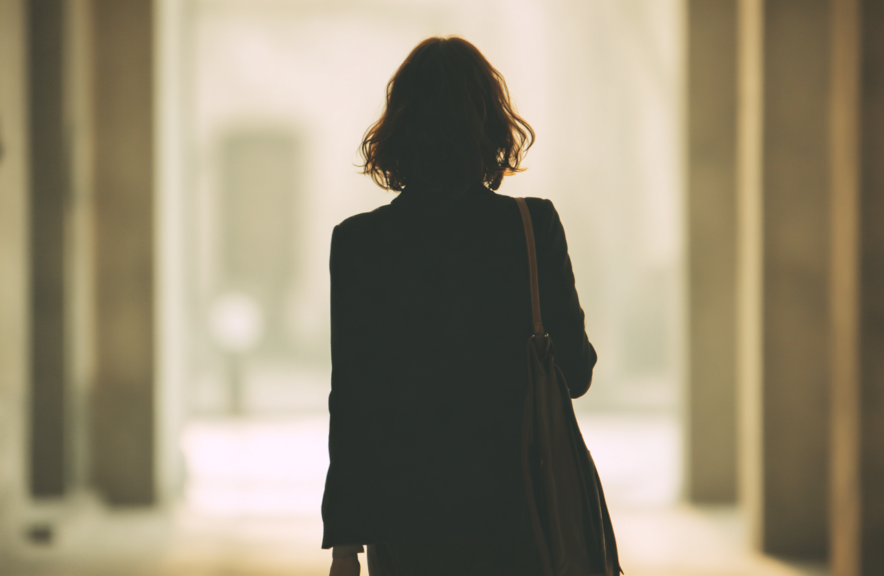 A silhouette of a woman | Source: Midjourney