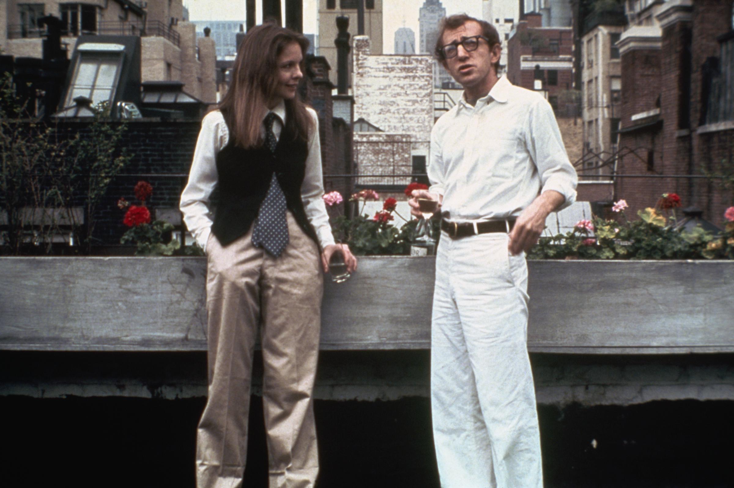 Diane Keaton and Woody Allen in the film "Annie Hall," circa 1977. | Source: Getty Images