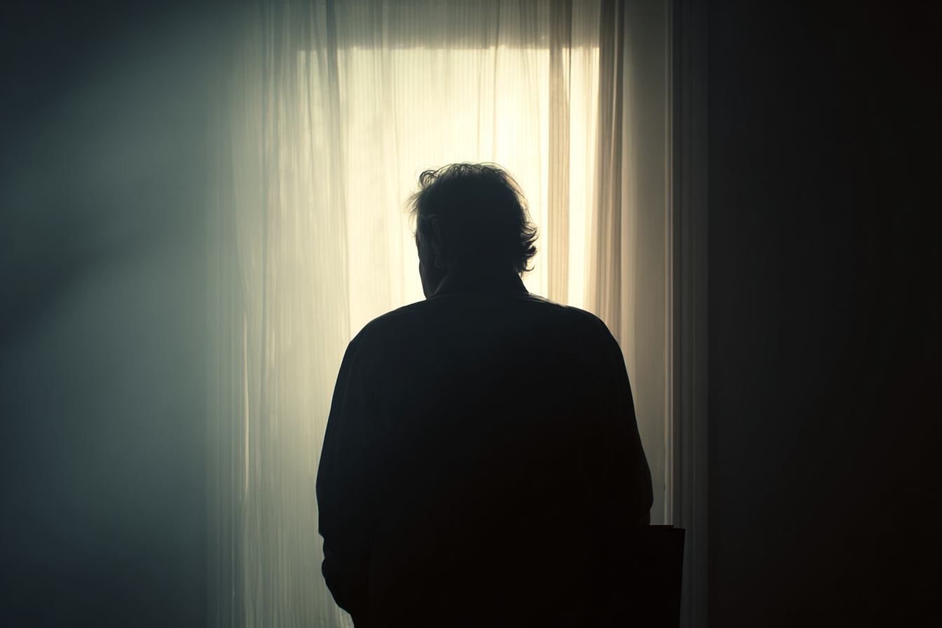 Silhouette of a man | Source: Midjourney