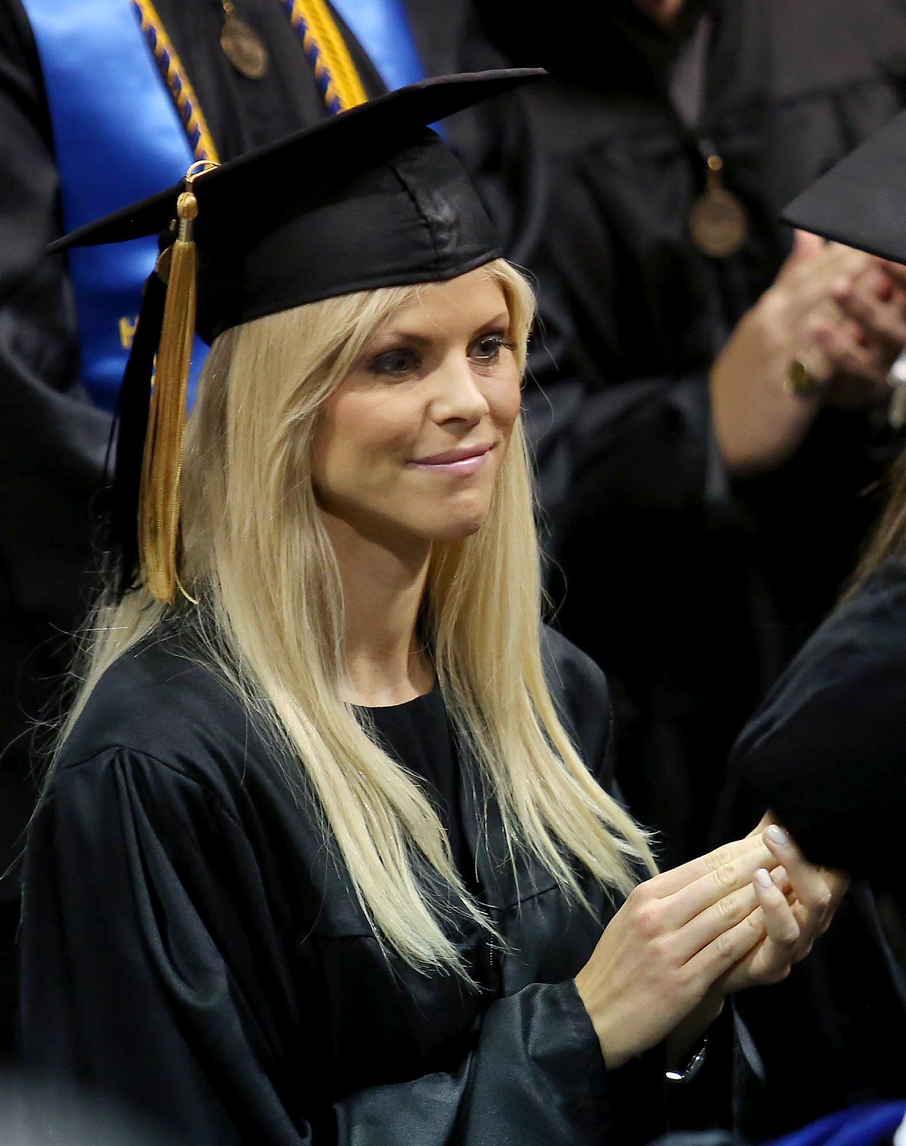 After the divorce, Nordegren returned to one of the goals she had before meeting Woods and completed her psychology degree at Rollins College. She graduated with a near-perfect 3.96 GPA after working toward the degree for nine years. | Source: Getty Images