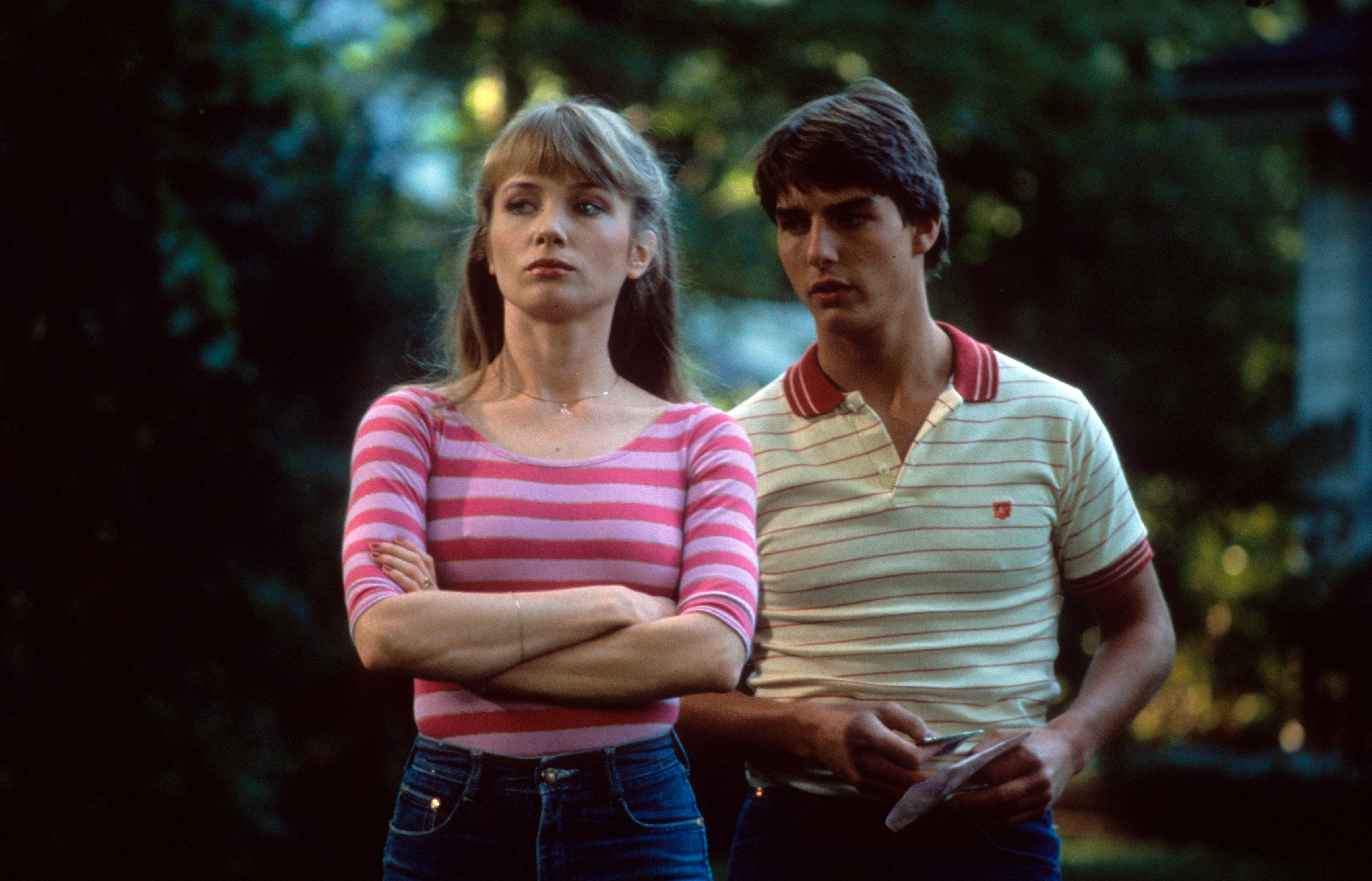 Rebecca De Mornay and Tom Cruise in a scene from the film “Risky Business,” circa 1983. | Source: Getty Images