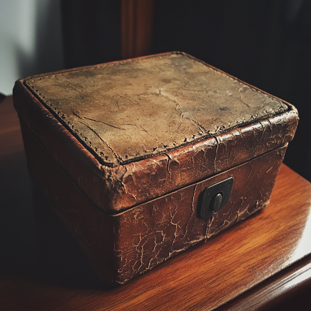 An old leather watch box | Source: Midjourney