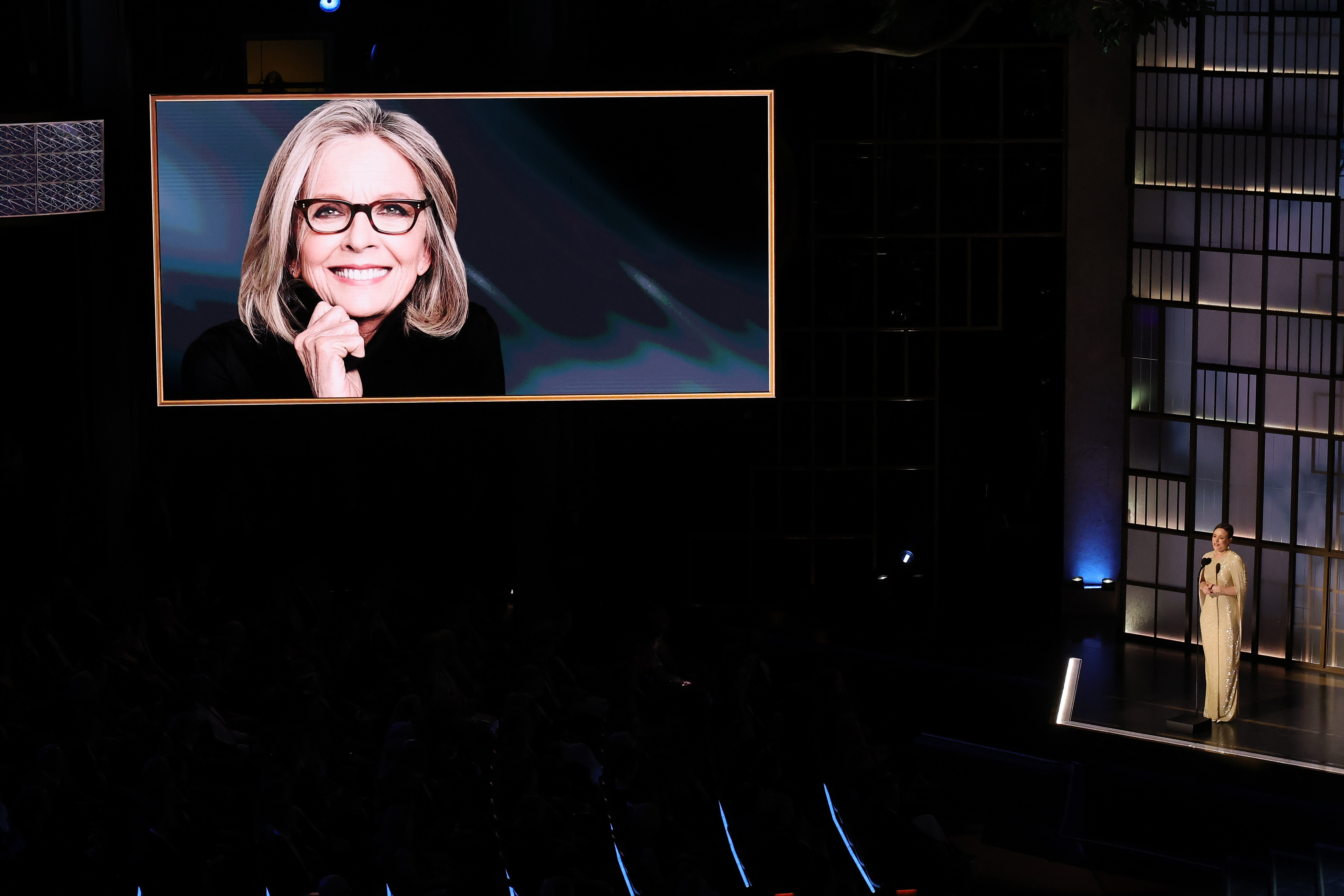 Rachel McAdams speaks onstage during the 98th Oscars at Dolby Theatre on March 15, 2026 in Hollywood, California. | Source: Getty Images