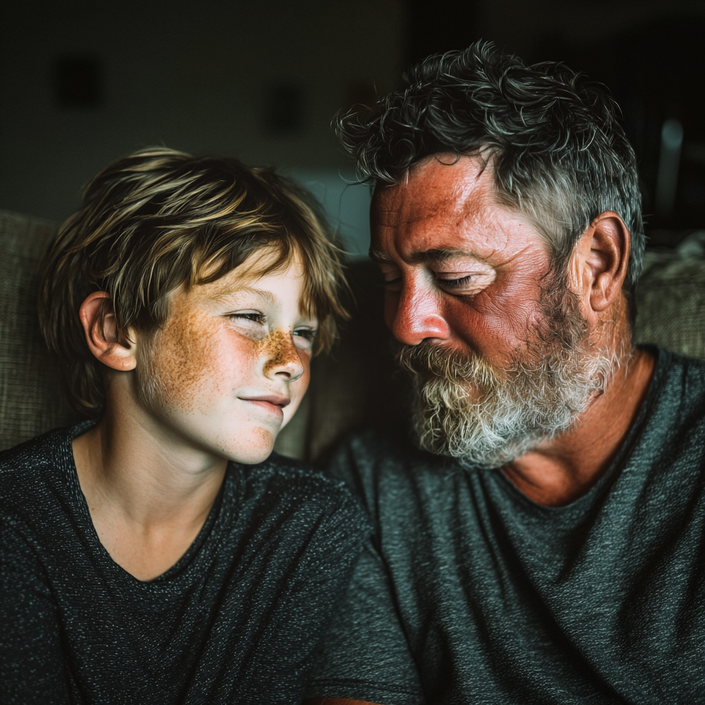 A father and son bonding | Source: Midjourney