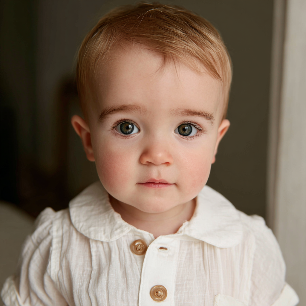 A close up of a little boy | Source: Midjourney