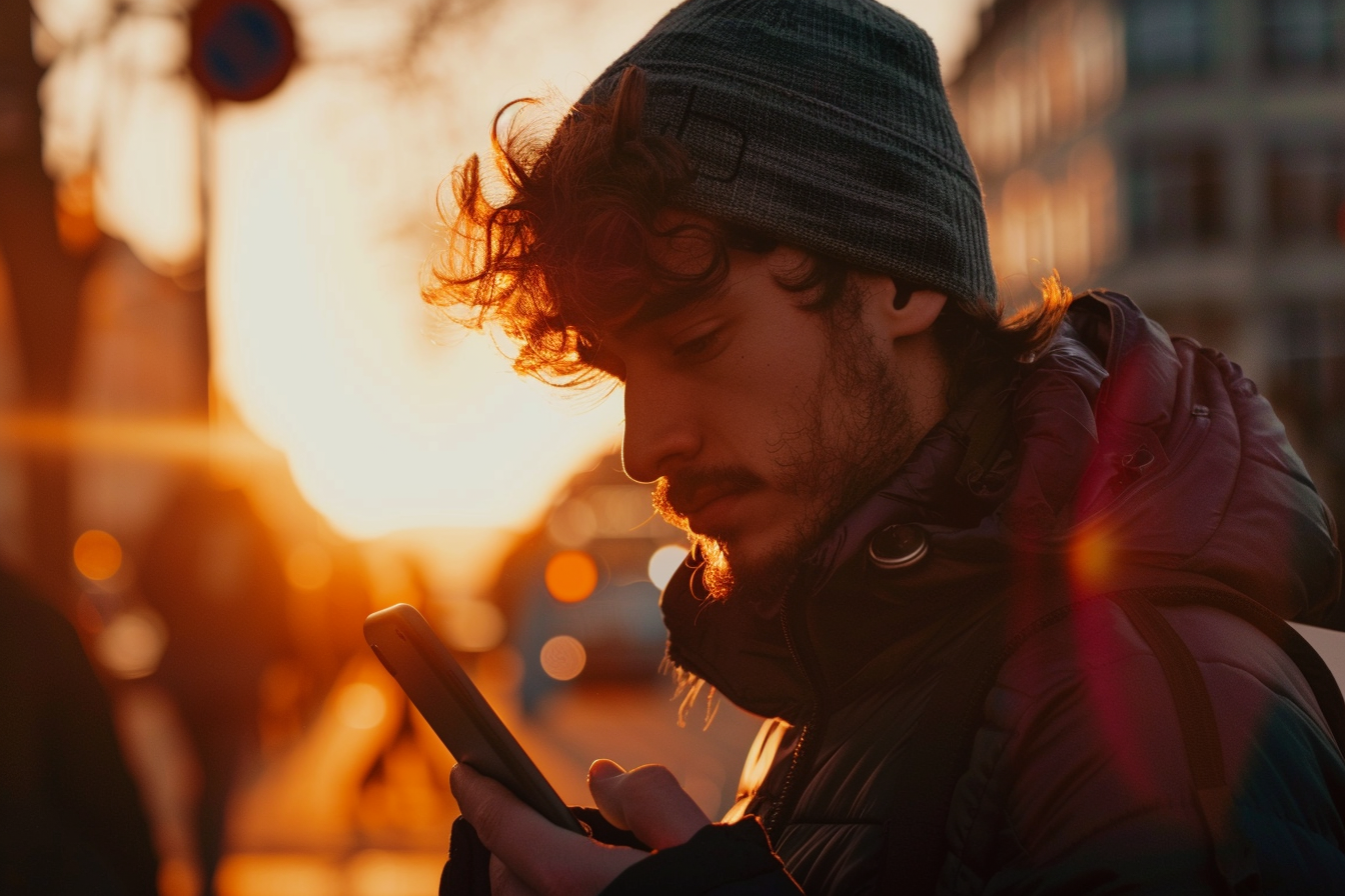 A man on the phone | Source: Midjourney