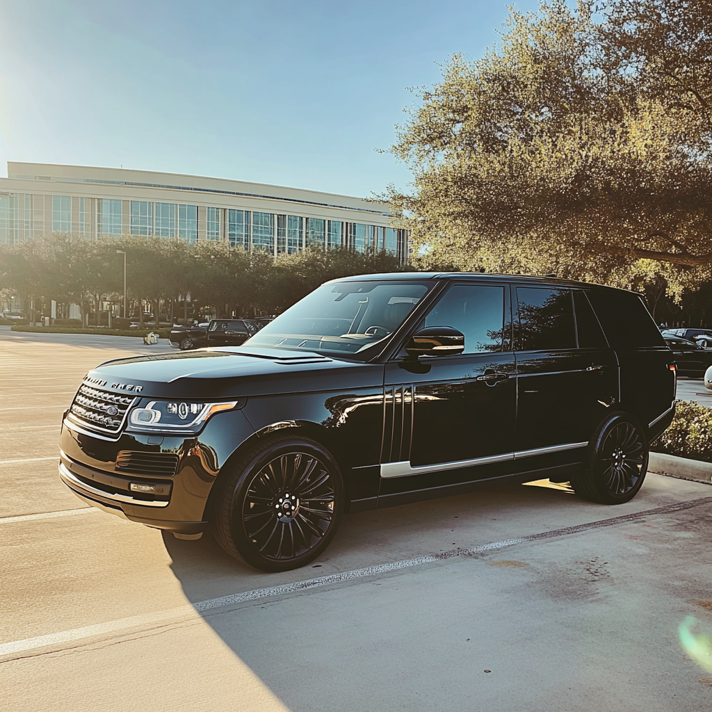 A car parked in a parking lot | Source: Midjourney