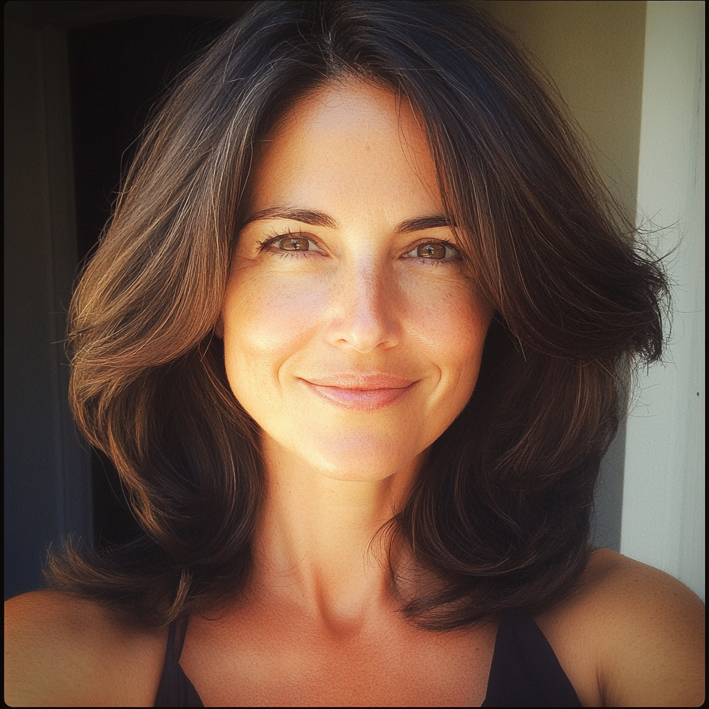 A smiling young woman | Source: Midjourney