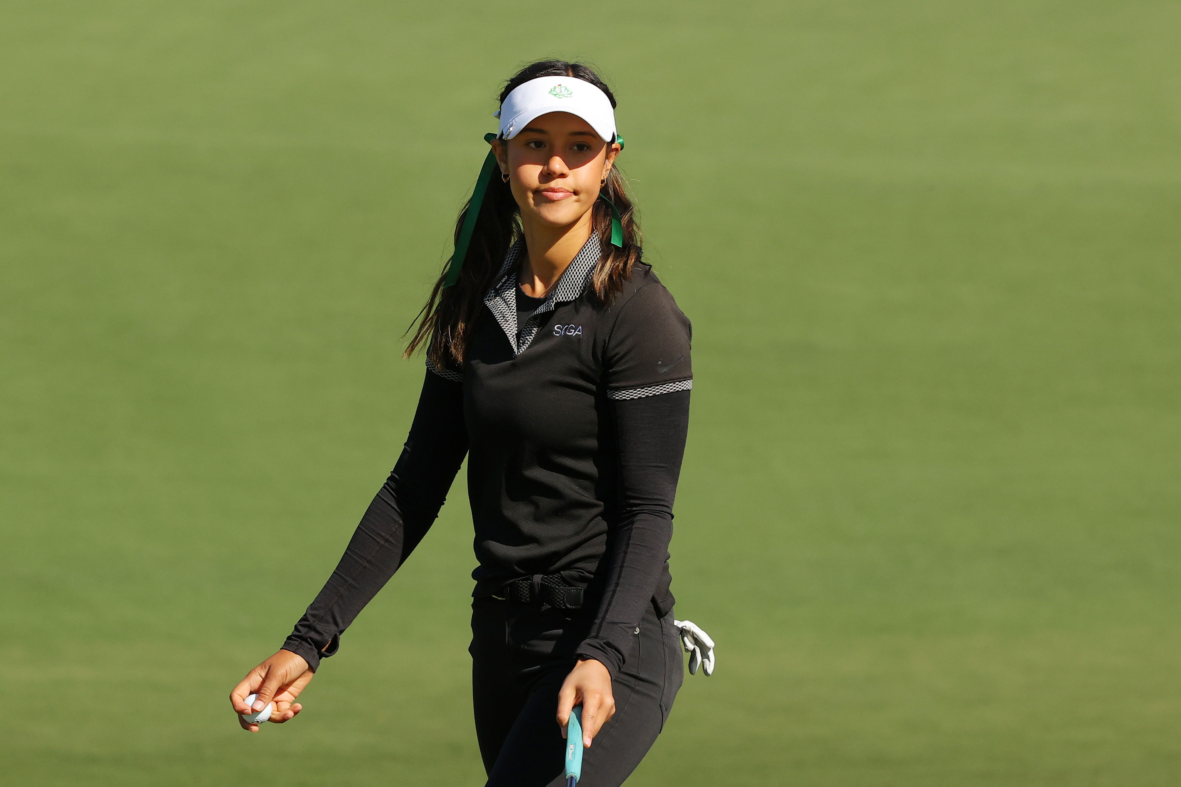 Alexa Melton during the final round of the Augusta National Women's Amateur at Augusta National Golf Club on April 3, 2021, in Augusta, Georgia. | Source: Getty Images