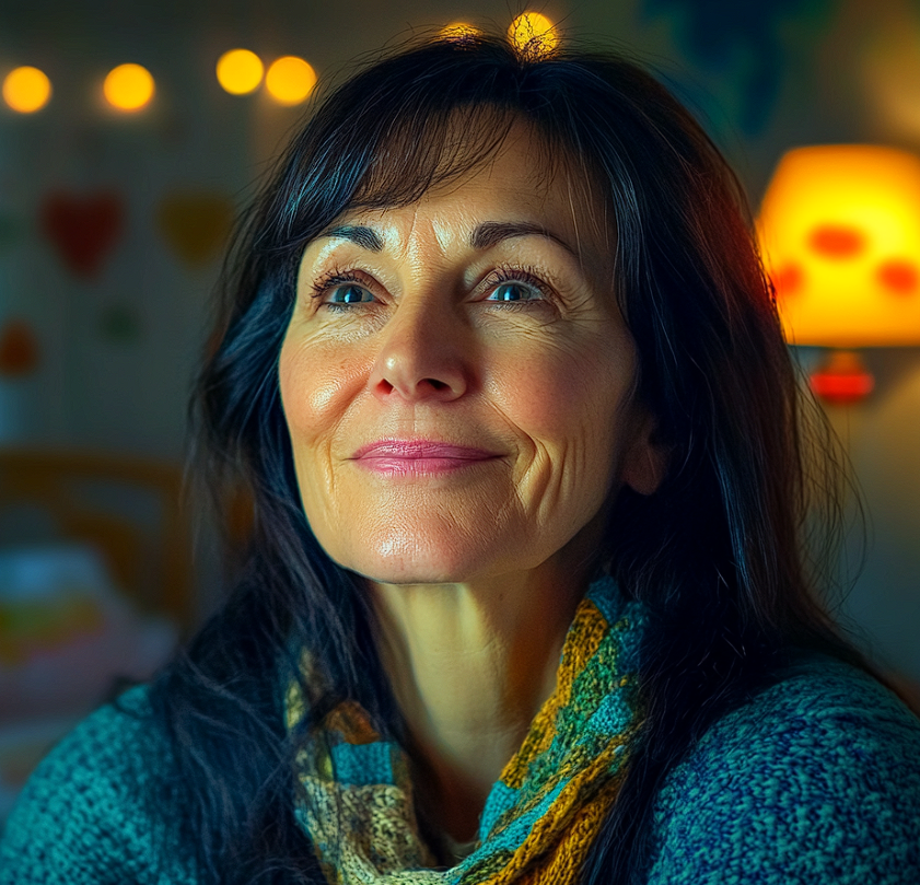 A woman standing in a child's bedroom | Source: Midjourney