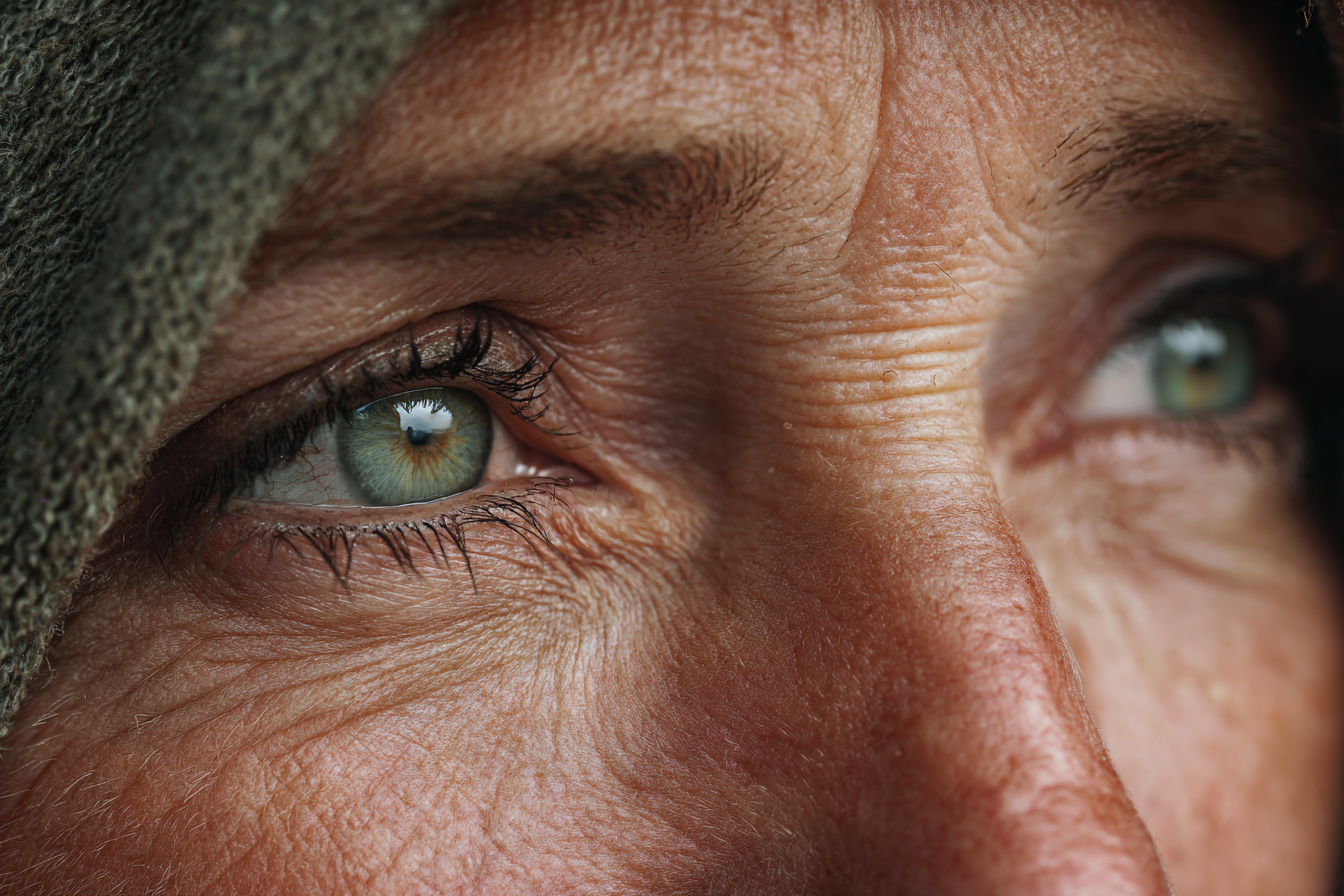A close up of a woman's eyes | Source: Midjourney
