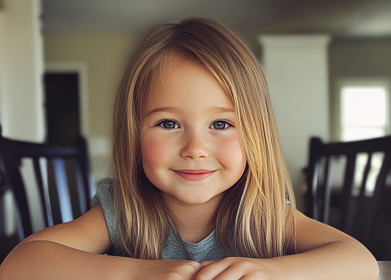A smiling little girl | Source: Midjourney