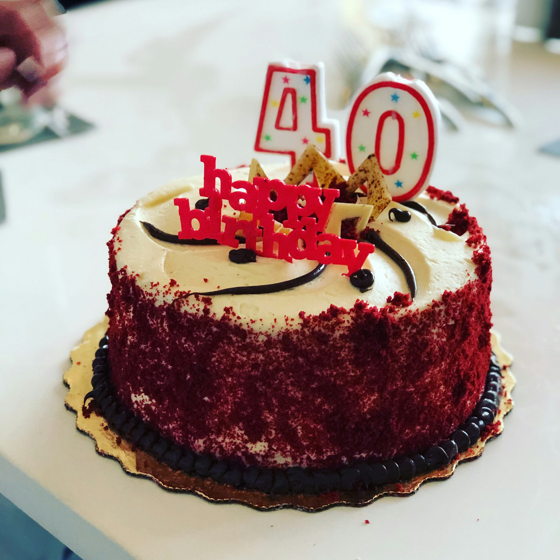 A 40th birthday cake | Source: Unsplash