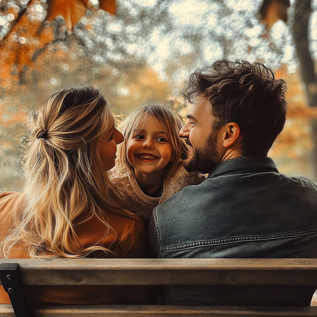 Young family spending quality time in the park | Source: Midjourney