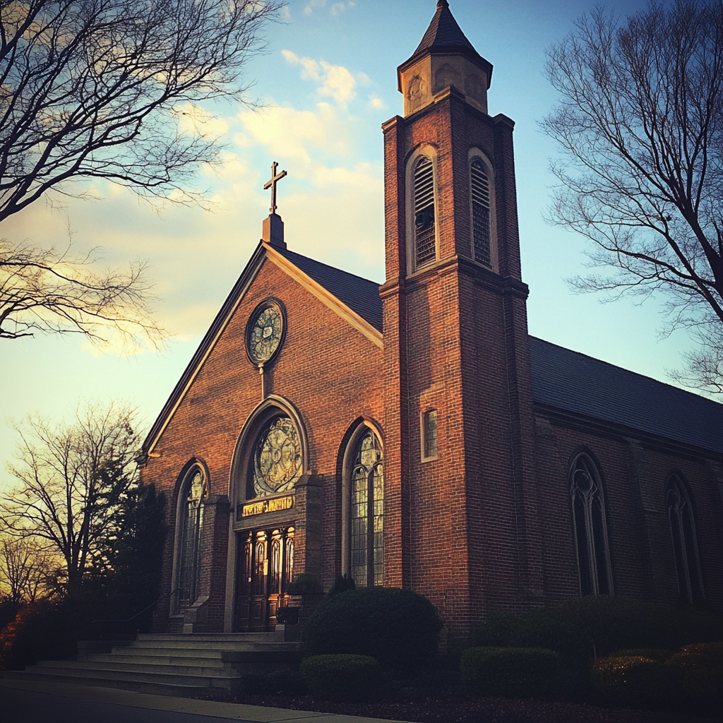 The exterior of a beautiful church | Source: Midjourney