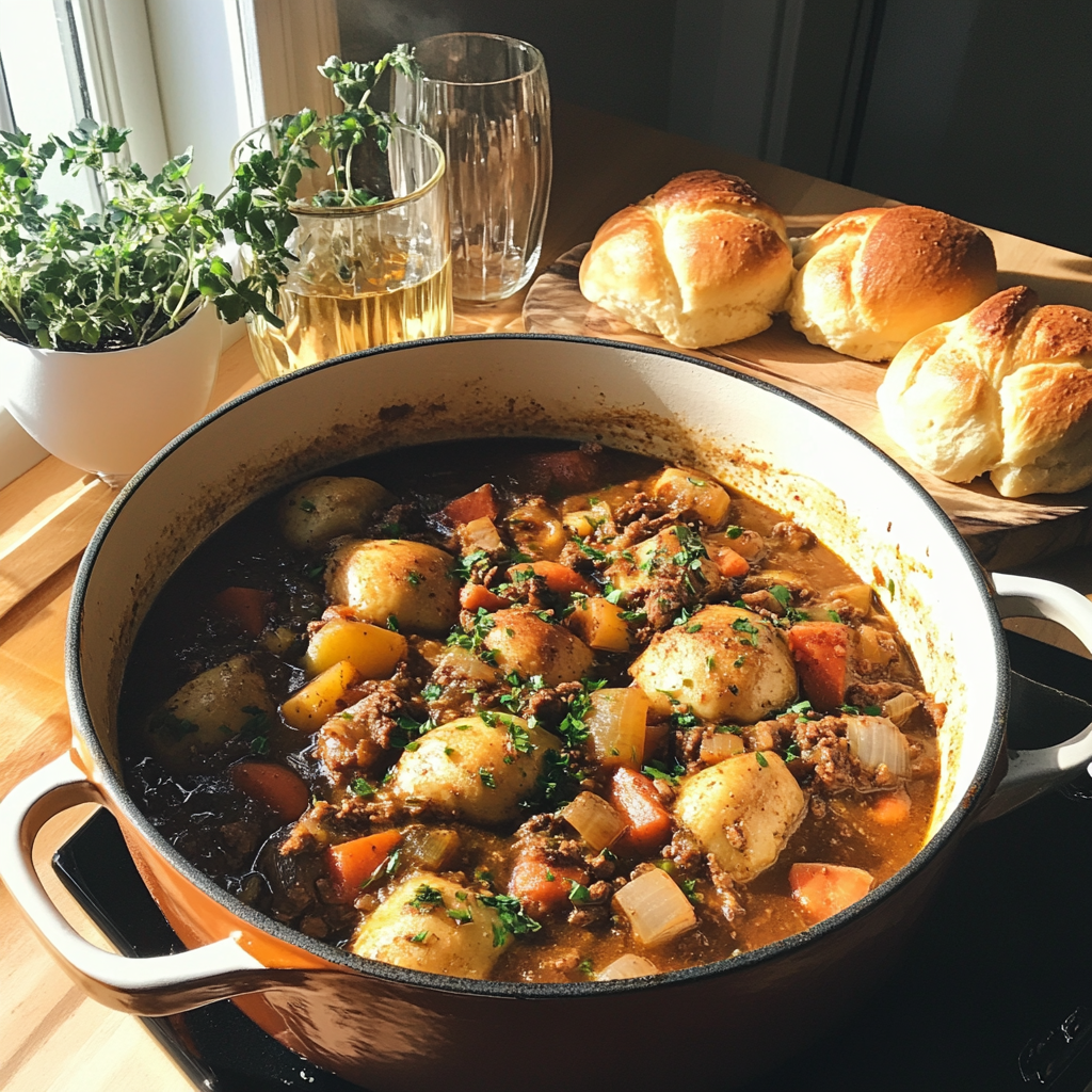 A pot of stew | Source: Midjourney