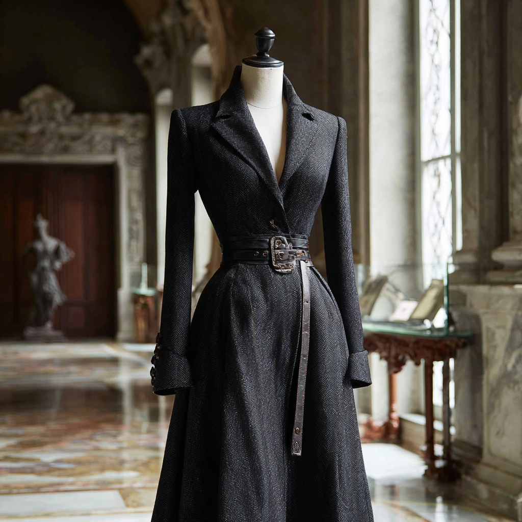 An elegant coat on a mannequin | Source: Midjourney