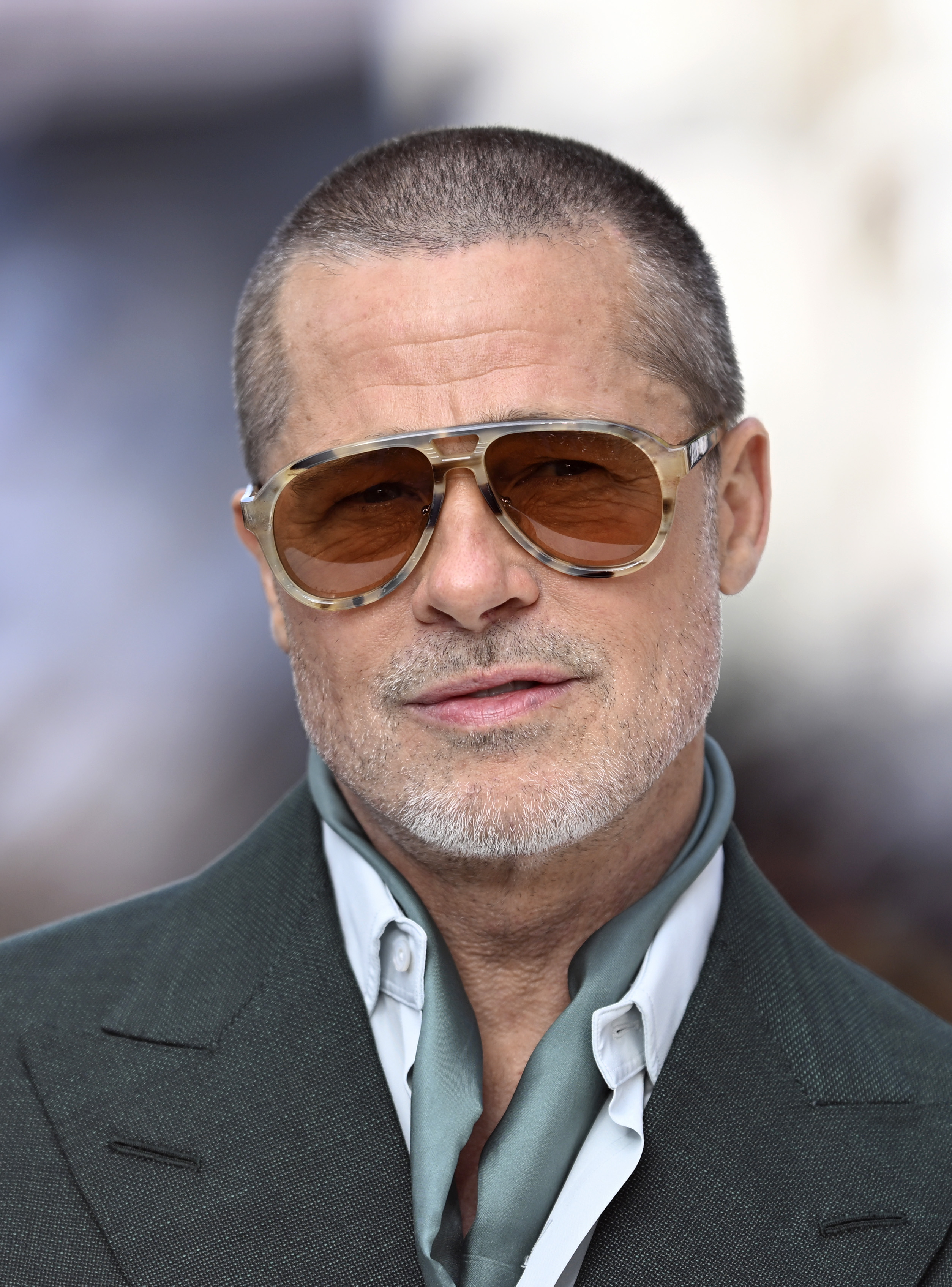 Brad Pitt attends the "F1: The Movie" European Premiere at Cineworld Leicester Square on June 23, 2025 in London, England. | Source: Getty Images