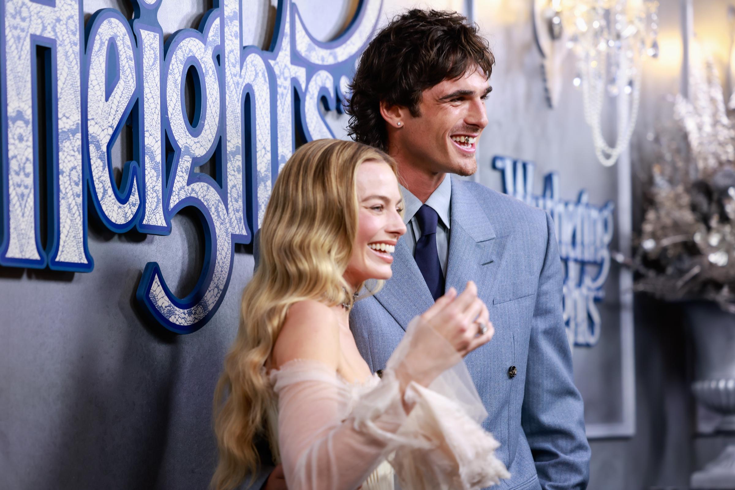 Margot Robbie and Jacob Elordi attend the "Wuthering Heights" Australian Premiere at State Theatre on February 12, 2026 in Sydney, Australia. | Source: Getty Images