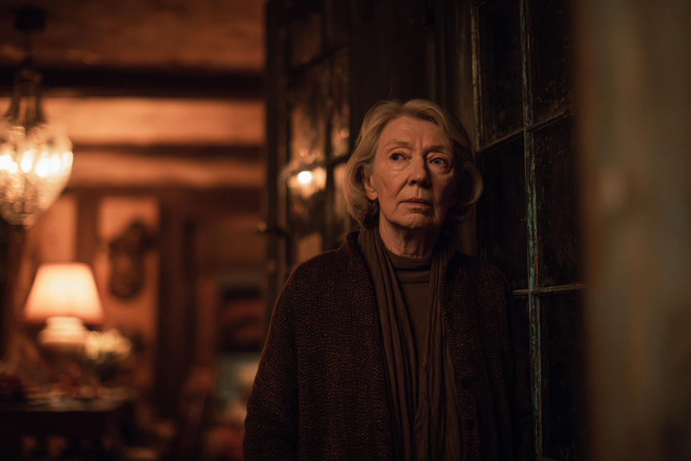 An older woman standing in a house | Source: Midjourney