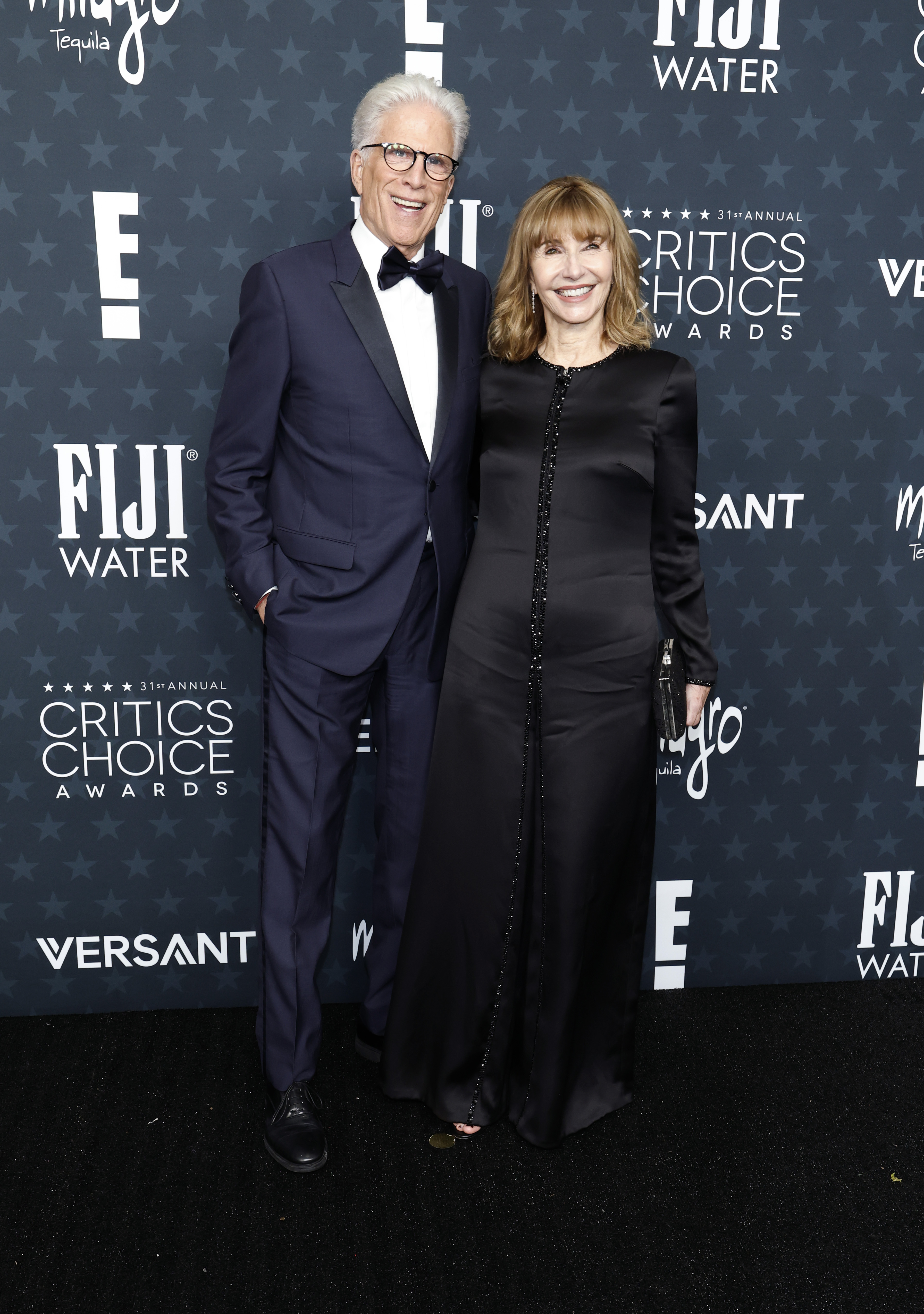 Ted Danson and Mary Steenburgen attended the 31st Annual "Critics Choice Awards" at Barker Hangar on January 4, 2026, in Santa Monica, California. | Source: Getty Images