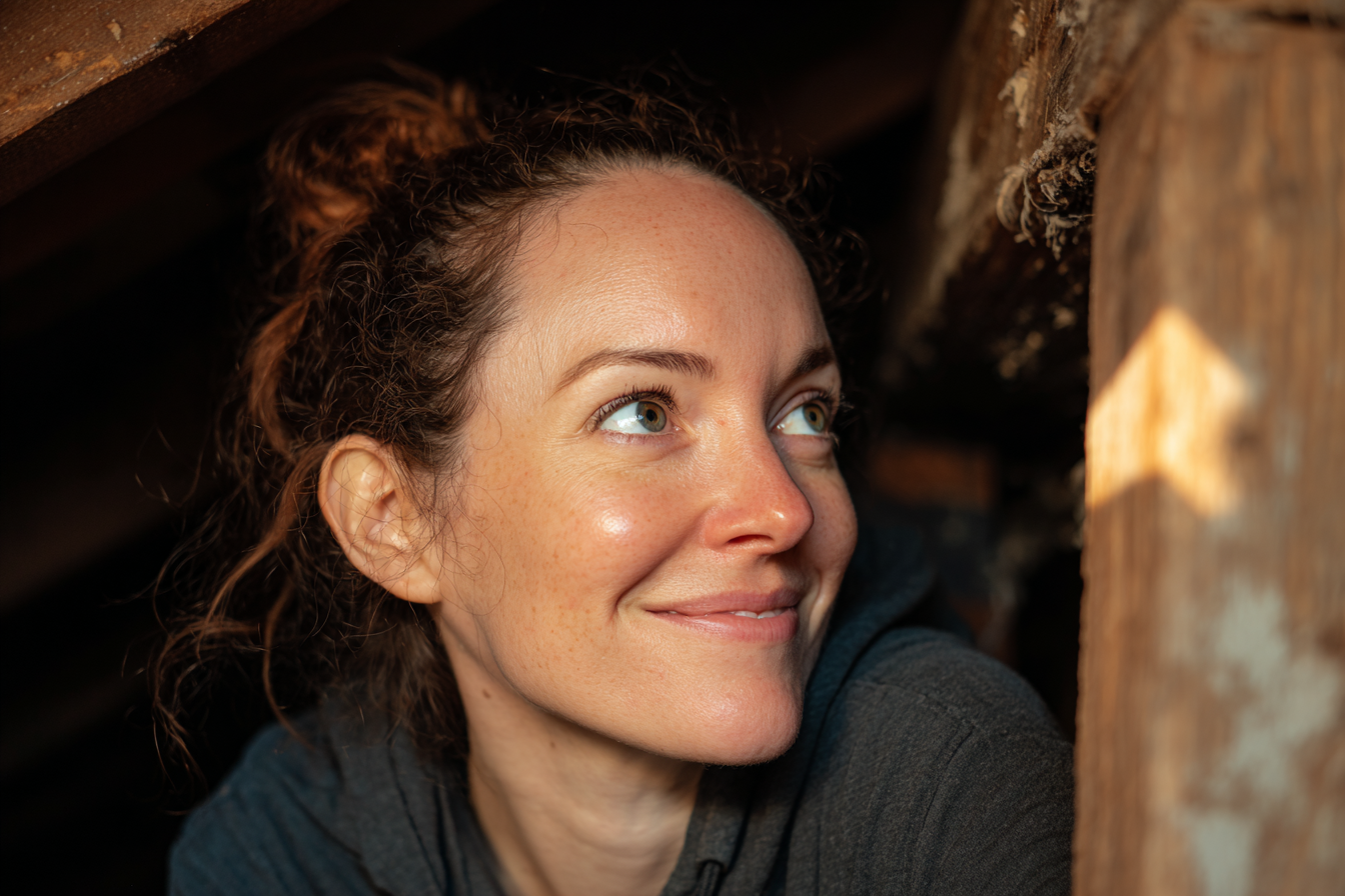 A woman smiling | Source: Midjourney