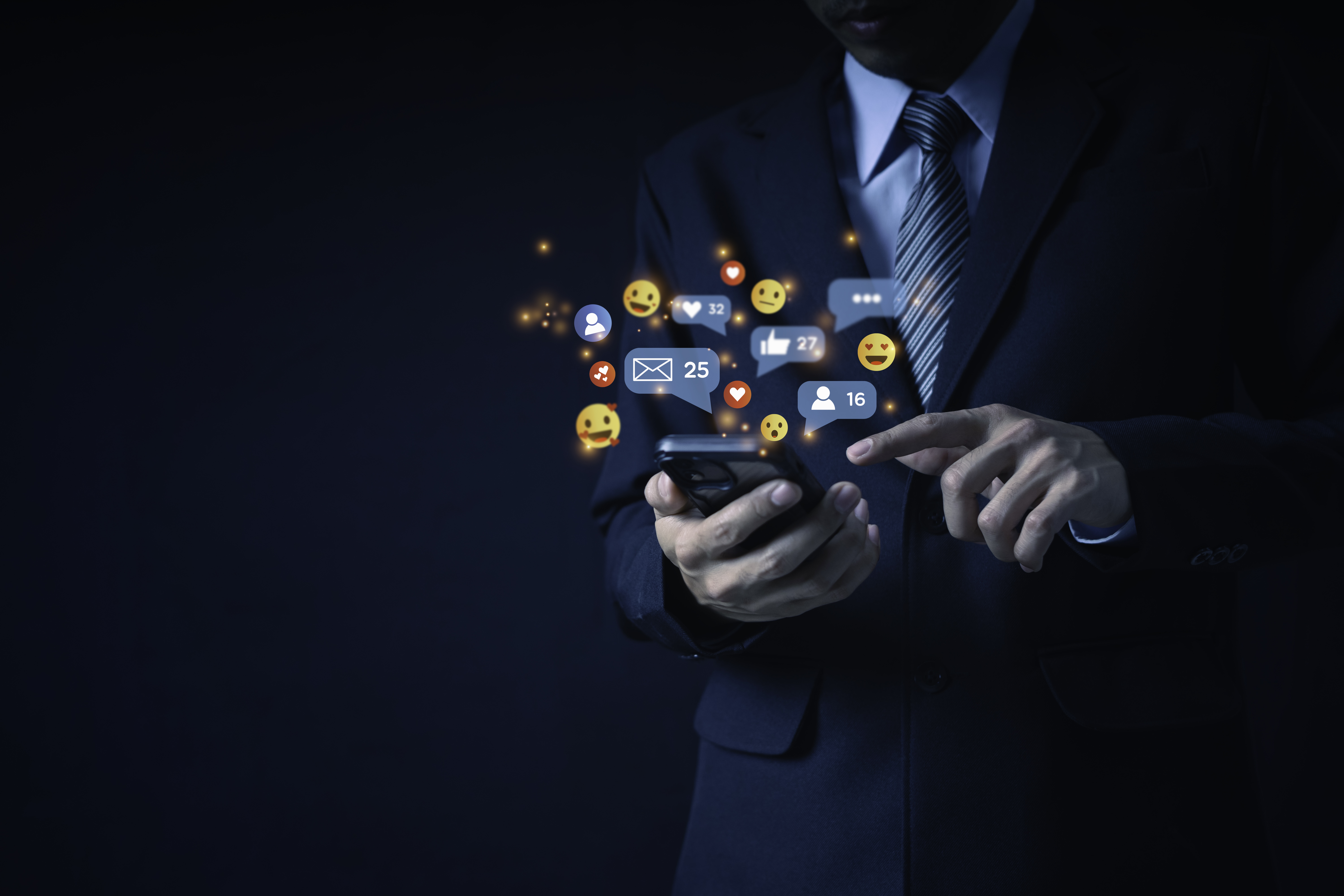 A man receiving numerous social media notifications | Source: Getty Images