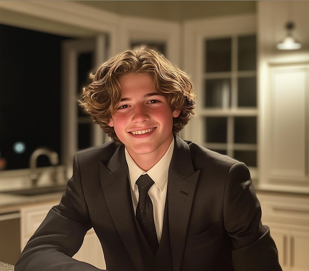A smiling teenage boy | Source: Midjourney