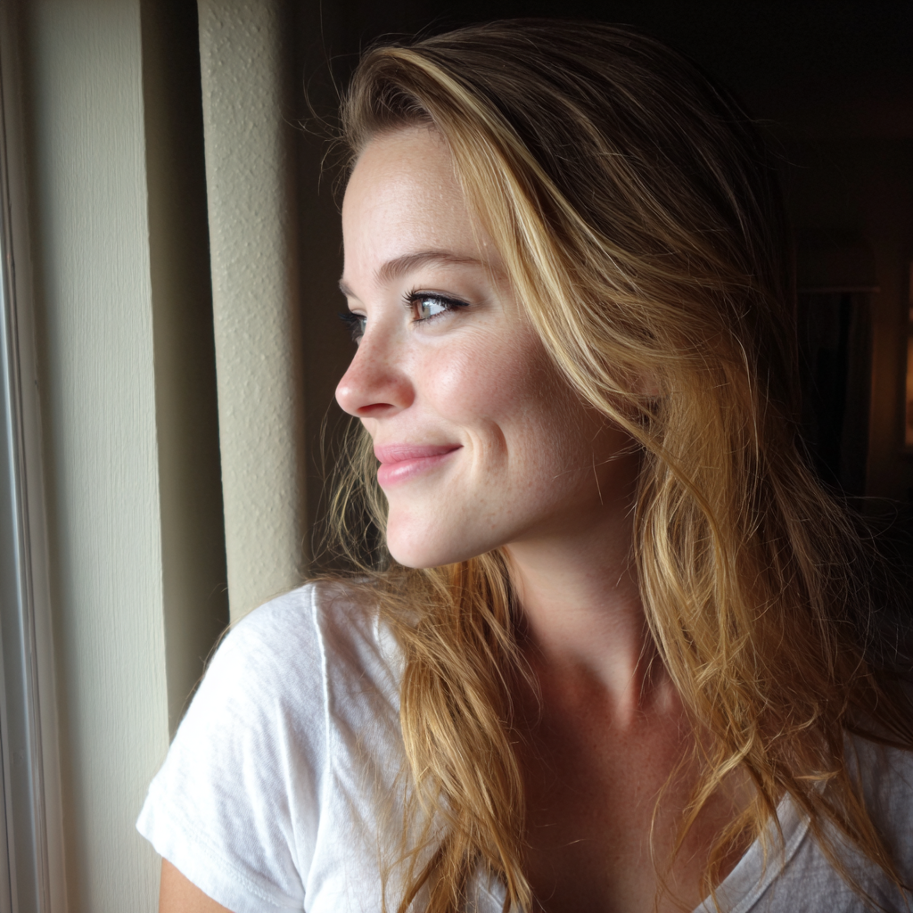 A smiling woman | Source: Midjourney