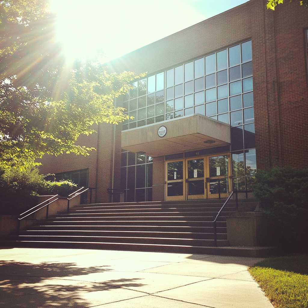 The exterior of a school | Source: Midjourney