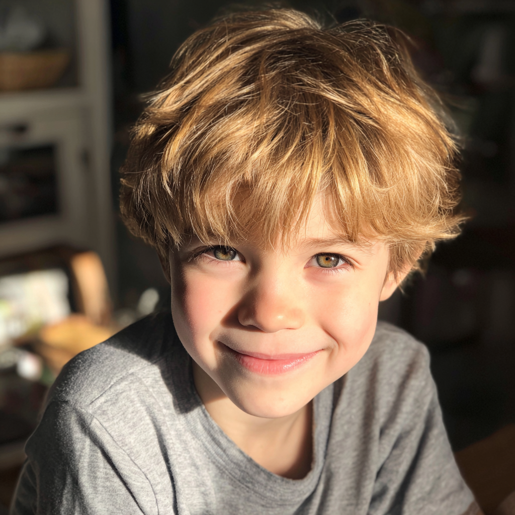 A smiling little boy | Source: Midjourney