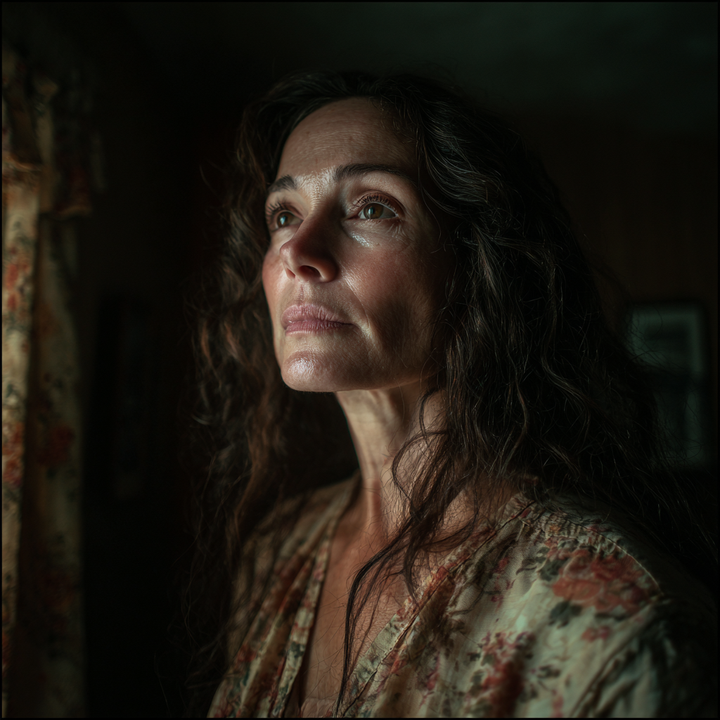 A close-up of an older woman | Source: Midjourney