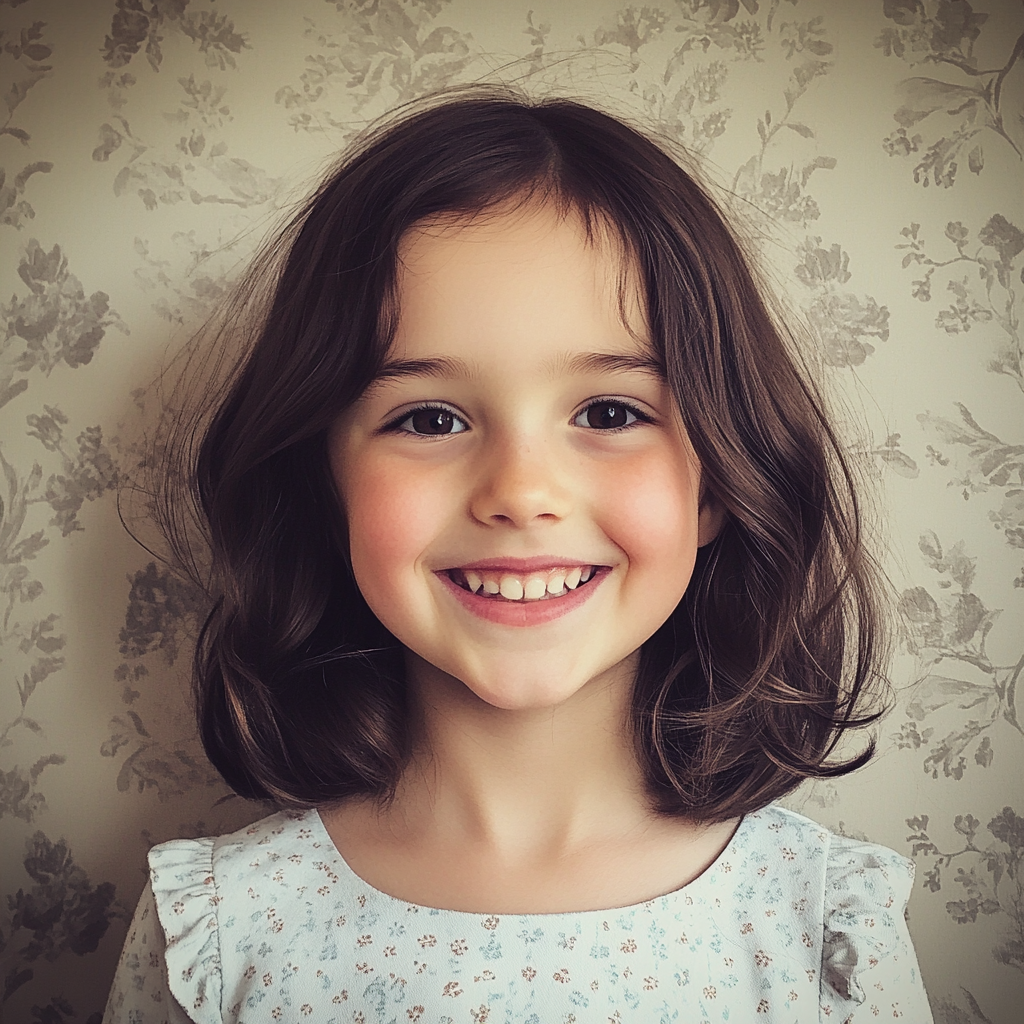 A smiling little girl | Source: Midjourney